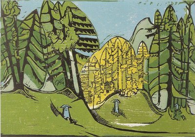 Forest Cemetery by Ernst Ludwig Kirchner